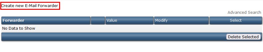 Configure Email Forwarder - Step 2